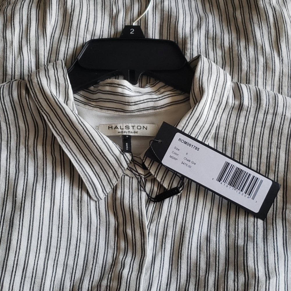 NWT Halston Heritage Shirt Dress